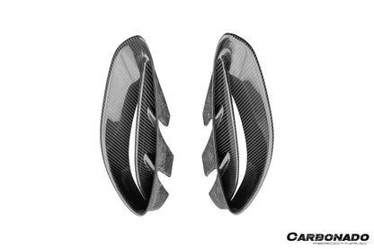 Entradas de aire laterales de fibra de carbono seca para Lotus Emira NYO MNK Style Carbonado 2021-2024