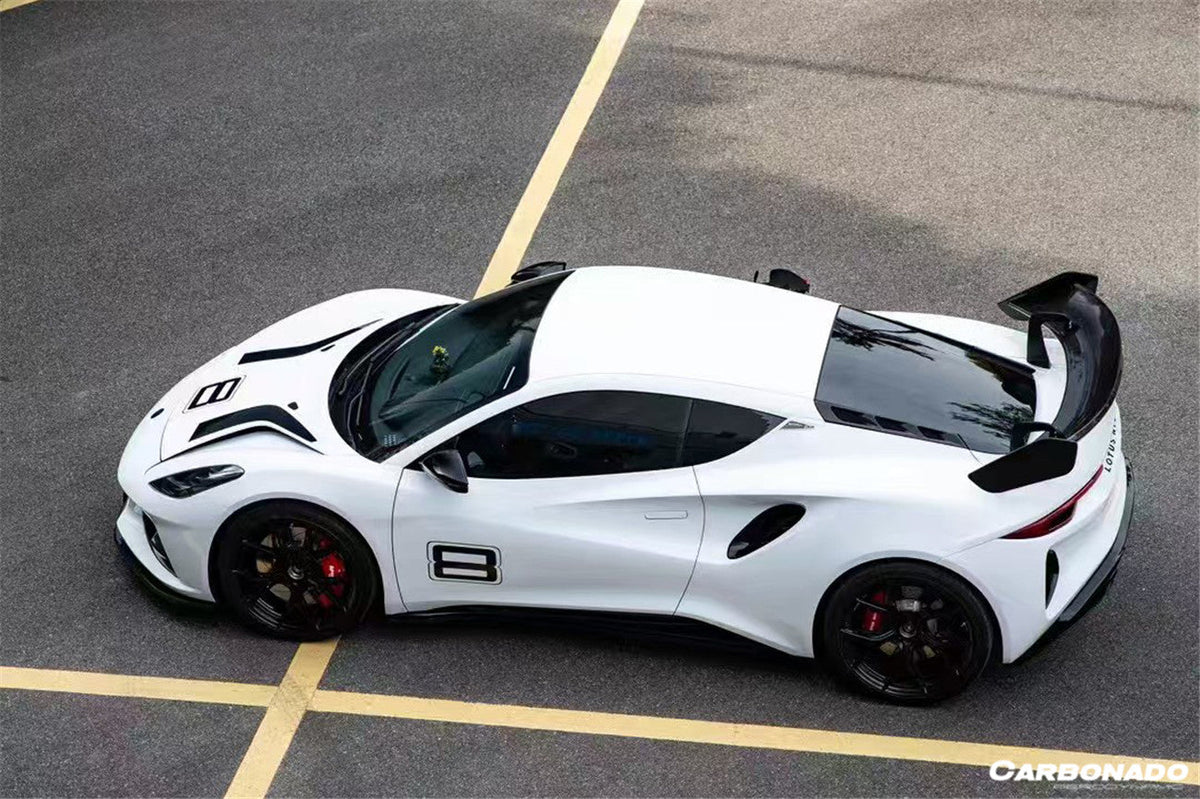 2021-UP Lotus Autoclave Carbon Fiber Side Skirts Carbonado (GT4) Fits: Emira NYO (DRYCFEmira-MAN-GT4-SS)