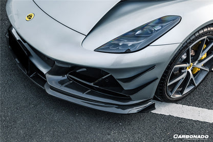 Carbonado 2021-2024 Lotus Emira NYO MNK Style Dry Carbon Fiber Front Lip