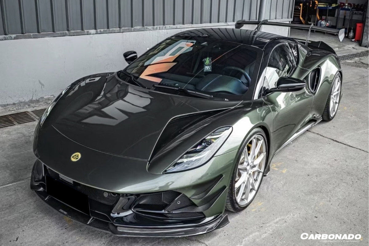 Carbonado 2021-2024 Lotus Emira NYO MNK Style Dry Carbon Fiber Quarter Panel Side Scoops
