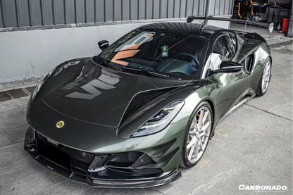 Carbonado 2021-2024 Lotus Emira NYO MNK Style Dry Carbon Fiber Front Lip