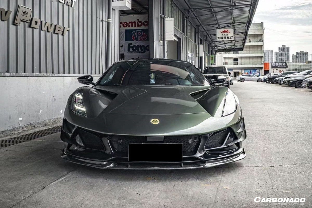 Carbonado 2021-2024 Lotus Emira NYO MNK Style Dry Carbon Fiber Hood