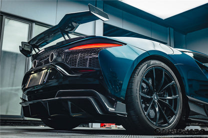 Carbonado AM Style Autoclave Carbon Fiber Rear Diffuser Lip | 2023-UP McLaren Artura Coupe/Spider