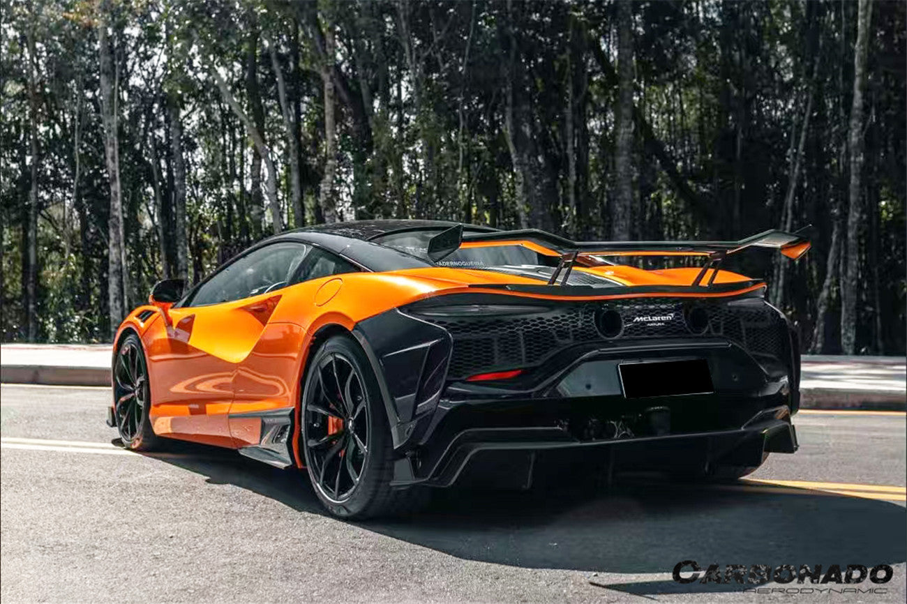 McLaren Artura Coupé Carbonado 2023-UP | Alerón de maletero de fibra de carbono estilo Spider AM Autoclave