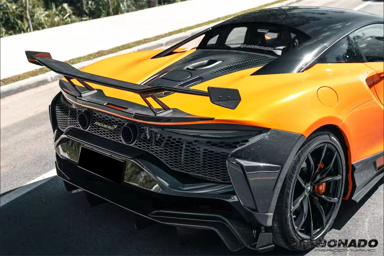 McLaren Artura Coupé Carbonado 2023-UP | Alerón de maletero de fibra de carbono estilo Spider AM Autoclave