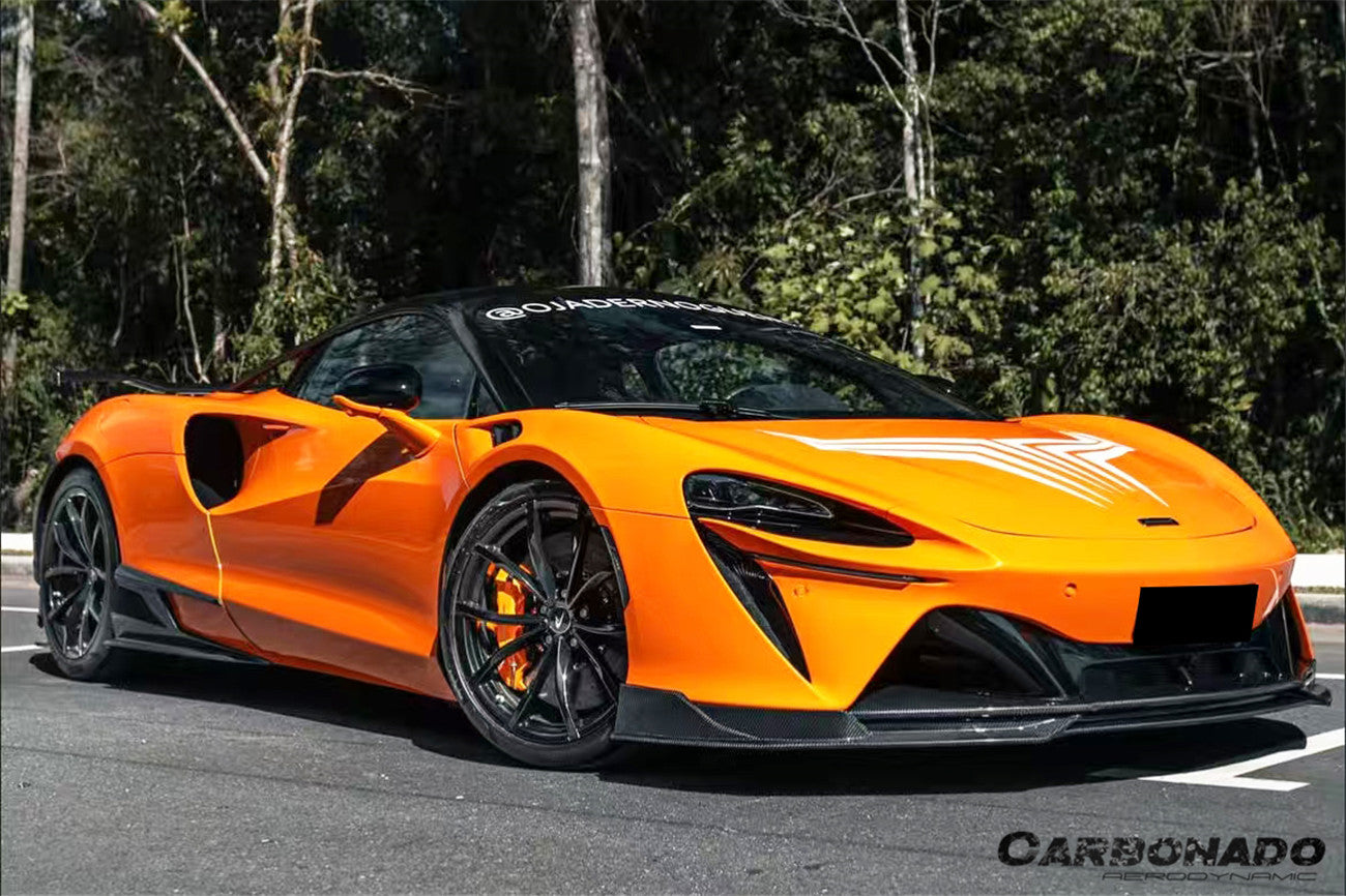Carbonado 2023-UP McLaren Artura Coupe | Spider AM Style Autoclave Carbon Fiber Side skirt