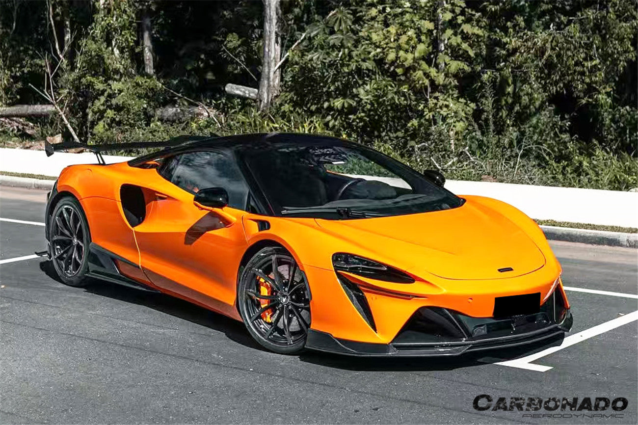 Carbonado 2023-UP McLaren Artura Coupe | Spider AM Style Autoclave Carbon Fiber Side skirt