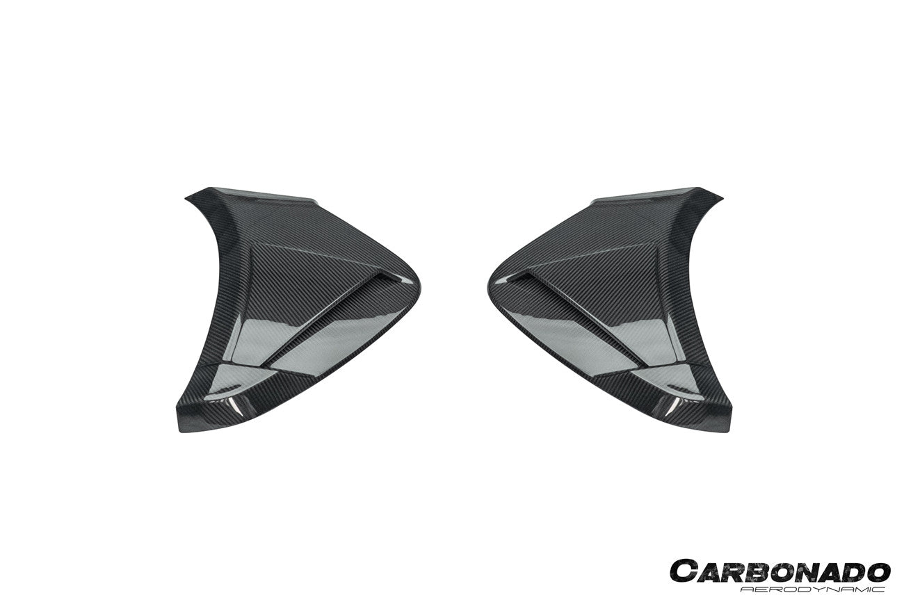 Carbonado AM Style Autoclave Carbon Fiber Rear Bumper Side Panels | 2023-UP McLaren Artura Coupe/Spider