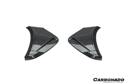 Carbonado AM Style Autoclave Carbon Fiber Rear Bumper Side Panels | 2023-UP McLaren Artura Coupe/Spider