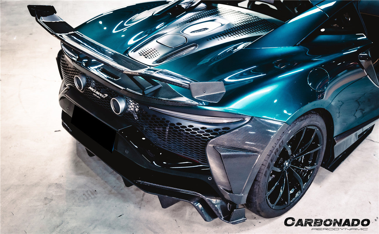 McLaren Artura Coupé Carbonado 2023-UP | Alerón de maletero de fibra de carbono estilo Spider AM Autoclave