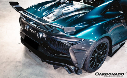 McLaren Artura Coupé Carbonado 2023-UP | Alerón de maletero de fibra de carbono estilo Spider AM Autoclave