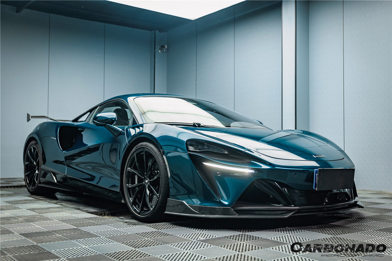 Carbonado AM Style Autoclave Carbon Fiber Front Lip | 2023-UP McLaren Artura Coupe/Spider