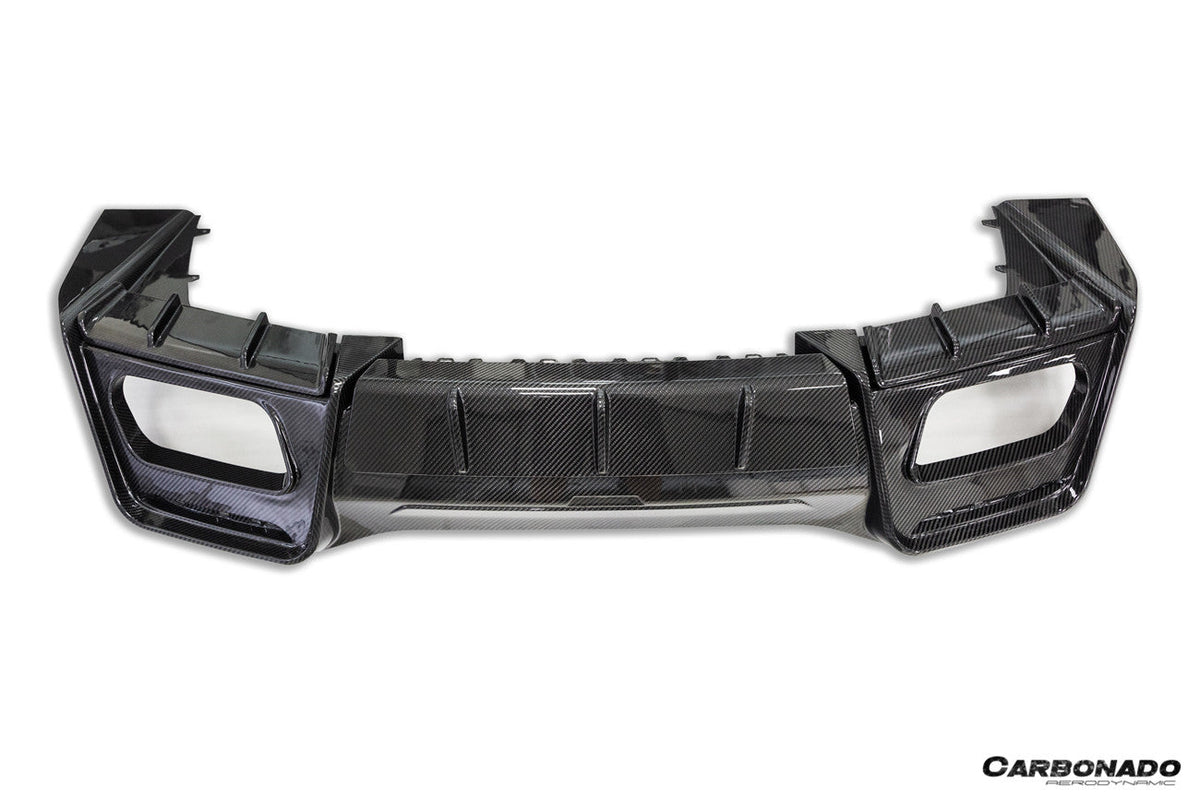 2022-2026 Mercedes Benz R232 Autoclave Carbon Fiber Rear Diffuser Lip Carbonado (MSY) Fits: SL55 4MATIC, SL63 4MATIC (DRYCFR232-MIW-MSY-RD)