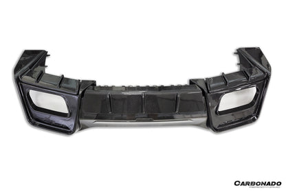 2022-2026 Mercedes Benz R232 Autoclave Carbon Fiber Rear Diffuser Lip Carbonado (MSY) Fits: SL55 4MATIC, SL63 4MATIC (DRYCFR232-MIW-MSY-RD)