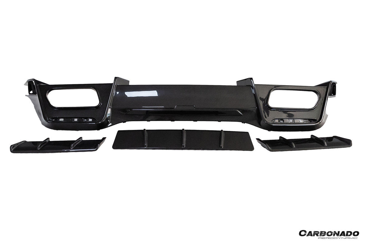 2022-2026 Mercedes Benz R232 Autoclave Carbon Fiber Rear Diffuser Lip Carbonado (MSY) Fits: SL55 4MATIC, SL63 4MATIC (DRYCFR232-MIW-MSY-RD)