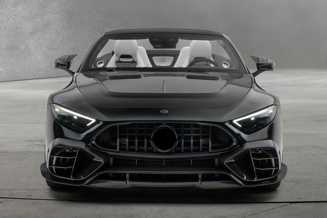 2022-2026 Mercedes Benz R232 Autoclave Carbon Fiber Front Bumper Vent Carbonado (MSY) Fits: SL55 4MATIC, SL63 4MATIC, SL63 SE Performance (DRYCFR232-MIW-MSY-FBVT)