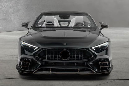 2022-2026 Mercedes Benz R232 Autoclave Carbon Fiber Front Bumper Vent Carbonado (MSY) Fits: SL55 4MATIC, SL63 4MATIC, SL63 SE Performance (DRYCFR232-MIW-MSY-FBVT)