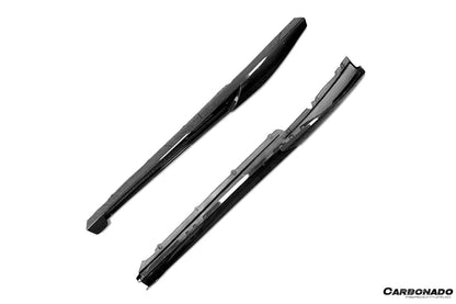 Carbonado Aero Type F171 Autoclave Carbon Fiber Side Skirts Carbonado (RT) | 2022-2026 Ferrari 296 GTB, GTS