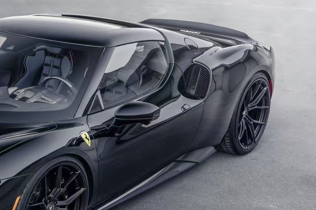 Carbonado Aero Type F171 Autoclave Carbon Fiber Side Skirts Carbonado (RT) | 2022-2026 Ferrari 296 GTB, GTS