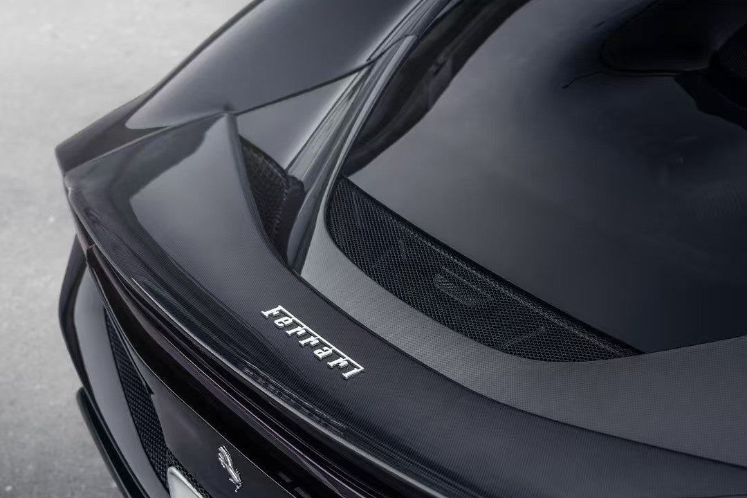 Carbonado Aero Type F171 Autoclave Carbon Fiber Trunk Spoiler Wing Carbonado (RT) | 2022-2026 Ferrari 296 GTB