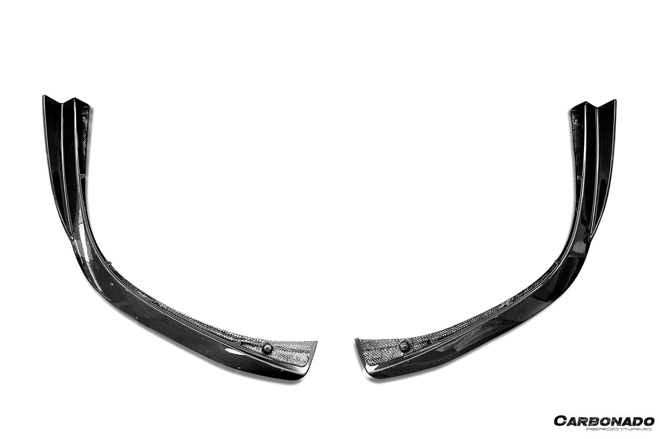 Carbonado Aero Type F171 Autoclave Carbon Fiber Front Lip Splitter Carbonado (RT) | 2022-2026 Ferrari 296 GTB, GTS