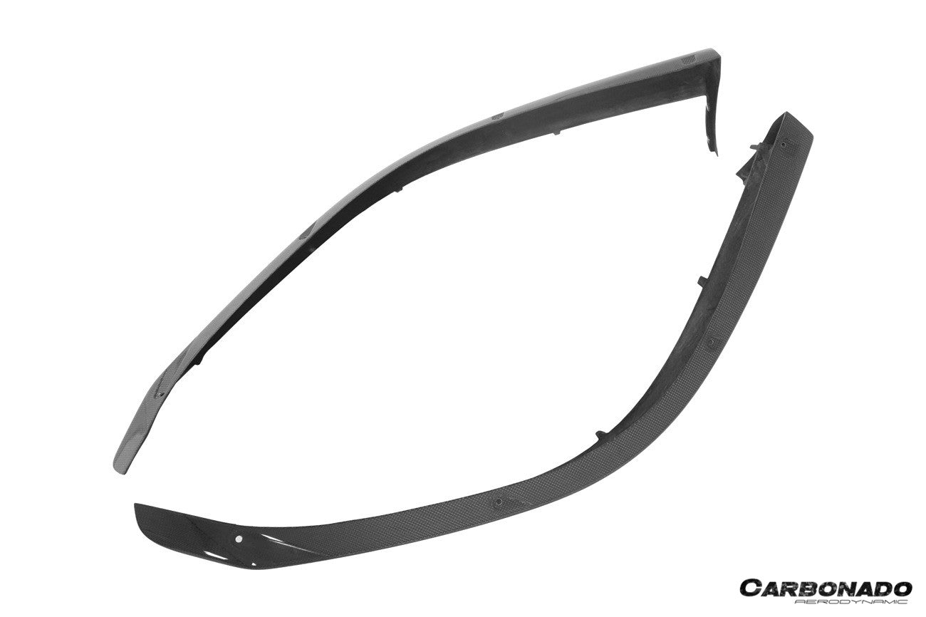 Carbonado Aero OE Style Dry Carbon Fiber Front Lip Splitter | 2022-2026 Ferrari 296 GTB/GTS