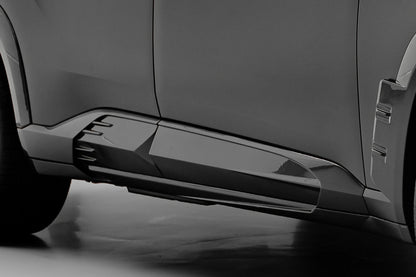 Carbonado 2023-2025 BMW XM G09 LD Style Dry Carbon Fiber Side Skirts With Under Board