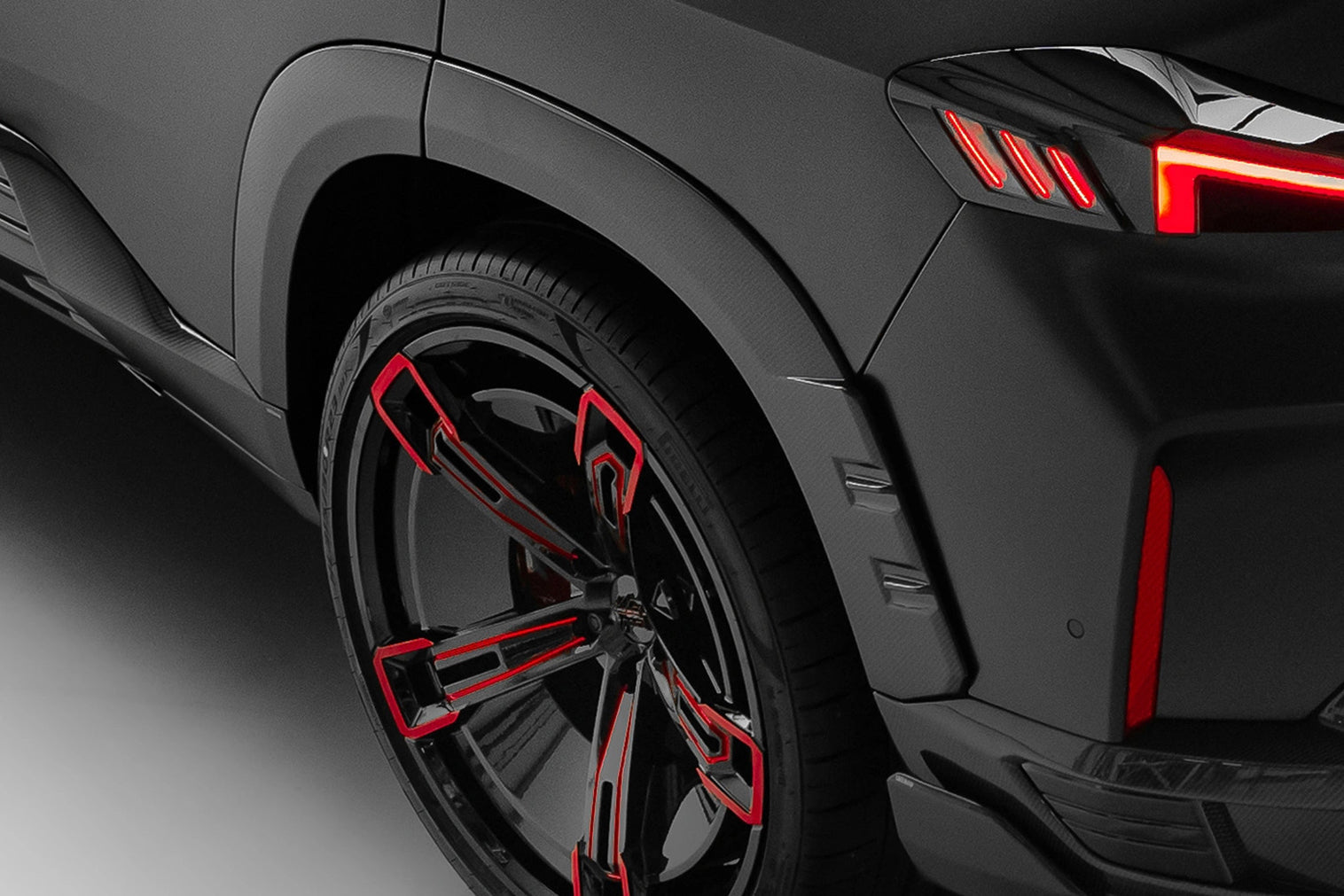Carbonado LD Style Dry Carbon Fiber Wide Fender Flare Set | 2023-2025 BMW XM G09