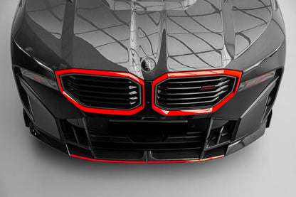 Carbonado LD Style Dry Carbon Fiber Front Lip | 2023-2025 BMW XM G09