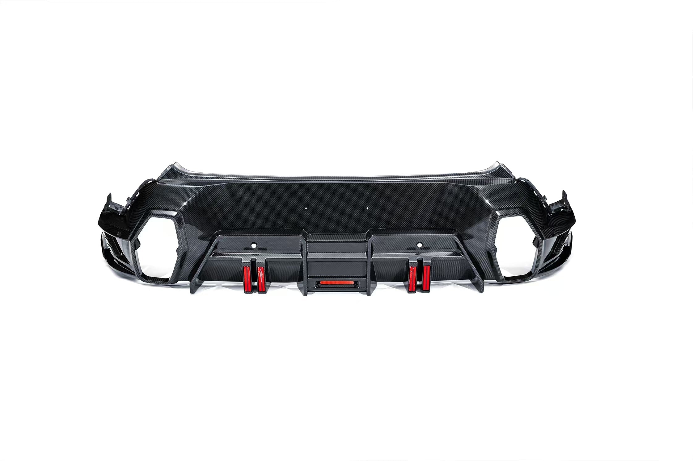 Carbonado LD Style Dry Carbon Fiber Rear Diffuser Lip with Exhaust | 2023-2025 BMW XM G09