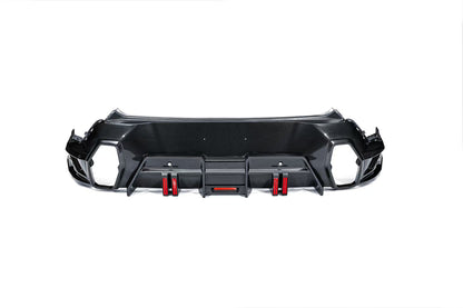 Carbonado LD Style Dry Carbon Fiber Rear Diffuser Lip with Exhaust | 2023-2025 BMW XM G09