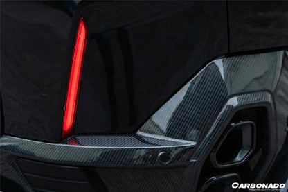 Carbonado LD Style Dry Carbon Fiber Rear Diffuser Lip with Exhaust | 2023-2025 BMW XM G09