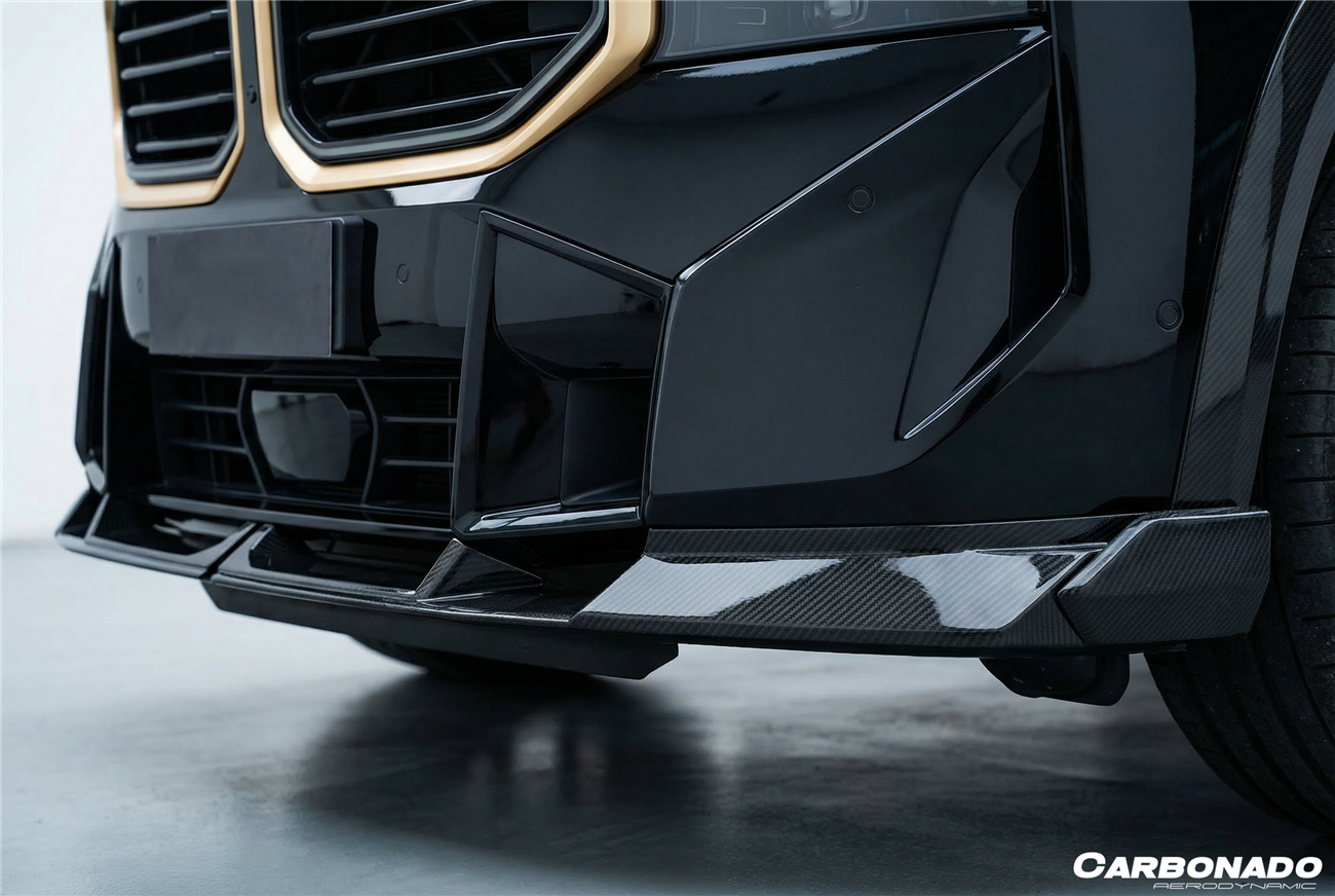 Carbonado LD Style Dry Carbon Fiber Front Lip | 2023-2025 BMW XM G09