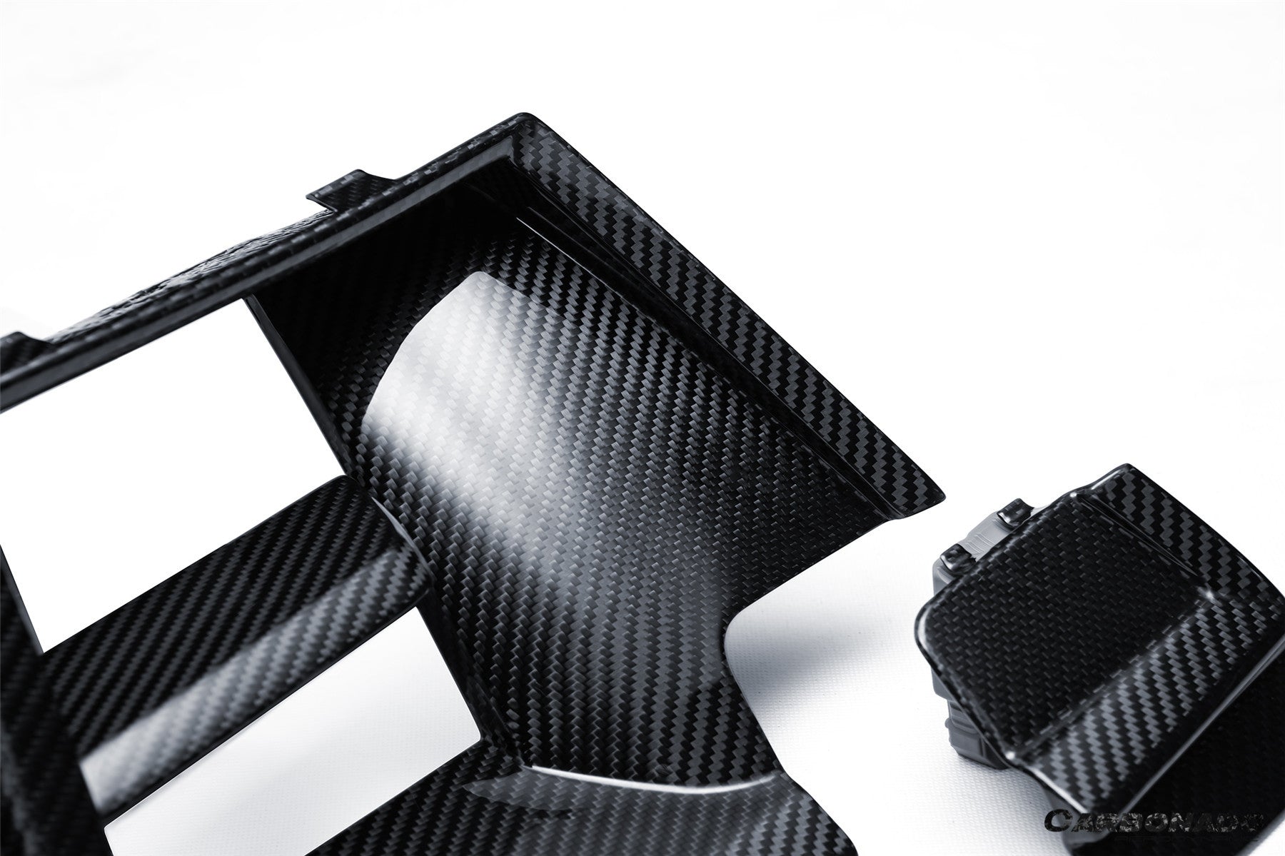 Ventilaciones de aire para parachoques delantero de fibra de carbono seco estilo BMW XM G09 LD Carbonado 2023-2025