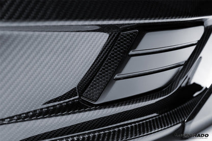 Carbonado LD Style Dry Carbon Fiber Rear Diffuser Lip with Exhaust | 2023-2025 BMW XM G09