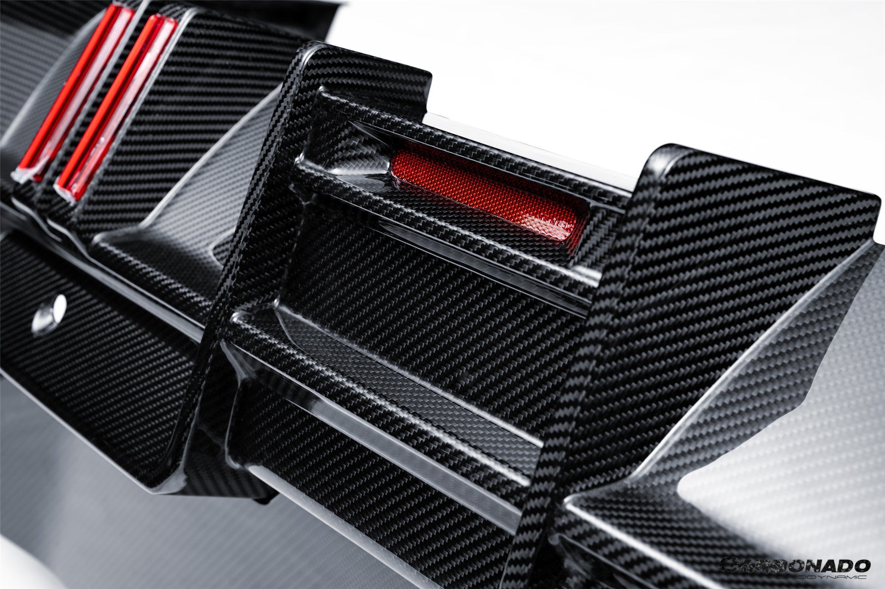 Carbonado LD Style Dry Carbon Fiber Rear Diffuser Lip with Exhaust | 2023-2025 BMW XM G09