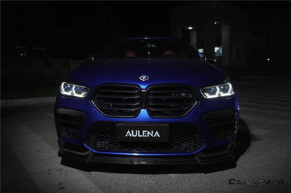Carbonado 2020-2023  BMW X6M F96 AD Style Dry Carbon Fiber Front Lip
