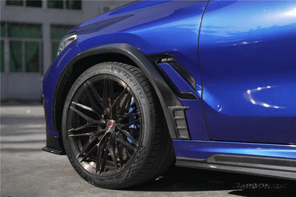 Carbonado 2020-2025 BMW X6M F96   G06 X6  AD Style Dry Carbon Fiber Side Skirts