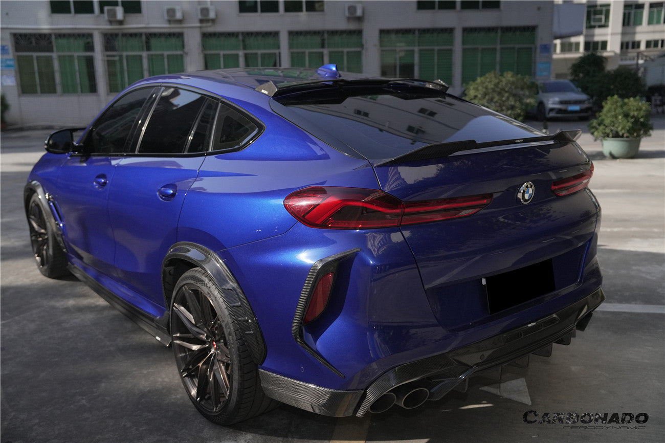 Carbonado 2020-2025 BMW X6M F96  G06 X6 AD Style Dry Carbon Fiber Trunk spoiler