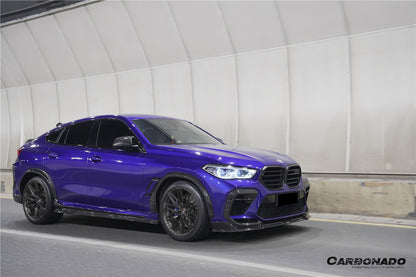 Carbonado 2020-2025 BMW X6M F96   G06 X6  AD Style Dry Carbon Fiber Side Skirts