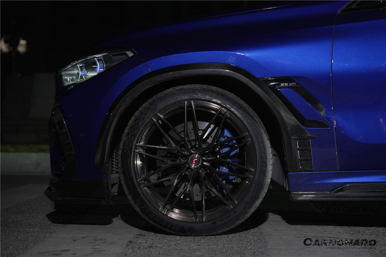 Carbonado AD Style Dry Carbon Fiber Fender Flare | 2020-2025 BMW X6M F96