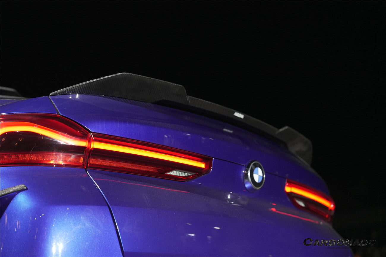 Carbonado 2020-2025 BMW X6M F96  G06 X6 AD Style Dry Carbon Fiber Trunk spoiler