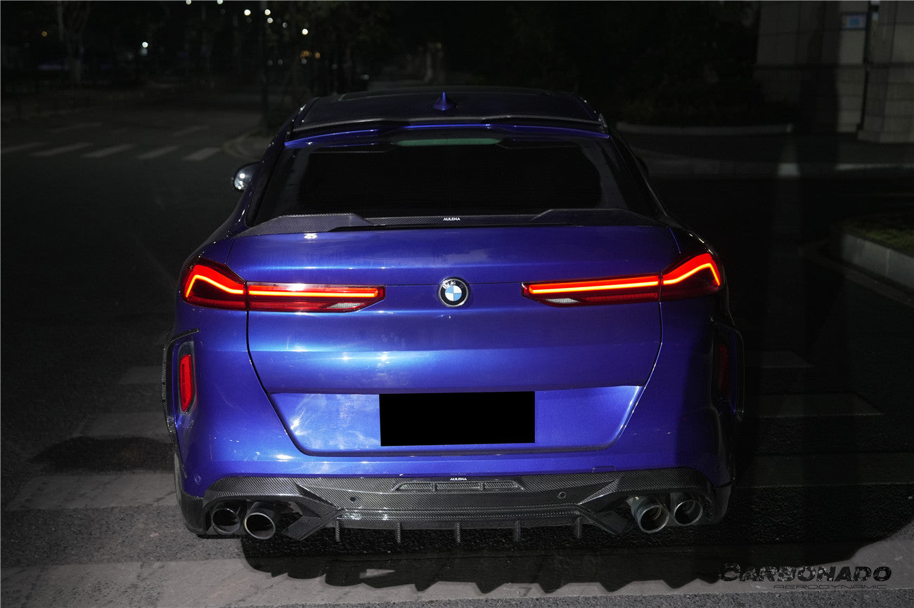Carbonado 2020-2025 BMW X6M F96  G06 X6 AD Style Dry Carbon Fiber Trunk spoiler