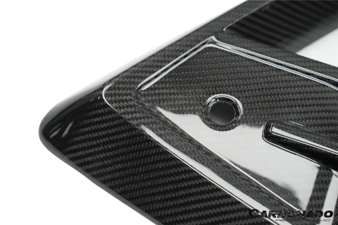 Carbonado AD Style Dry Carbon Fiber Front Bumper Air Inlet Vent Trims | 2024-2025 BMW X6M F96