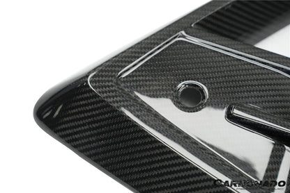 Carbonado AD Style Dry Carbon Fiber Front Bumper Air Inlet Vent Trims | 2024-2025 BMW X6M F96