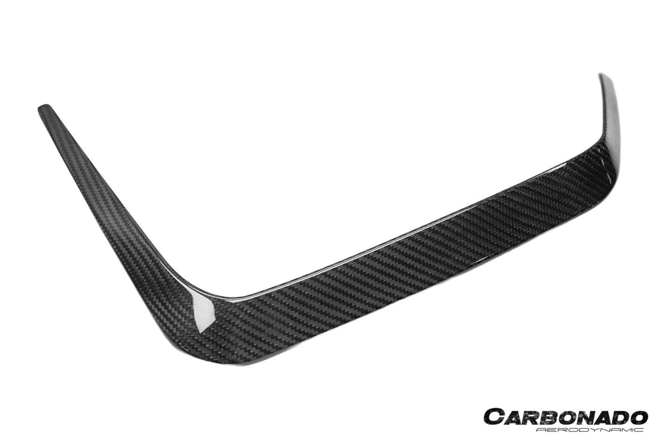 Molduras de ventilación para parachoques trasero de fibra de carbono seca estilo AD Carbonado | BMW X6M F96 G06 X6 2020-2025