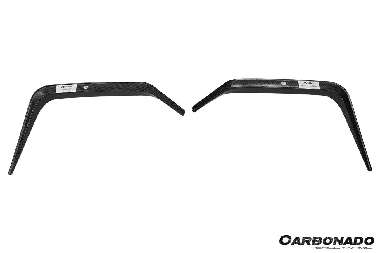 Molduras de ventilación para parachoques trasero de fibra de carbono seca estilo AD Carbonado | BMW X6M F96 G06 X6 2020-2025