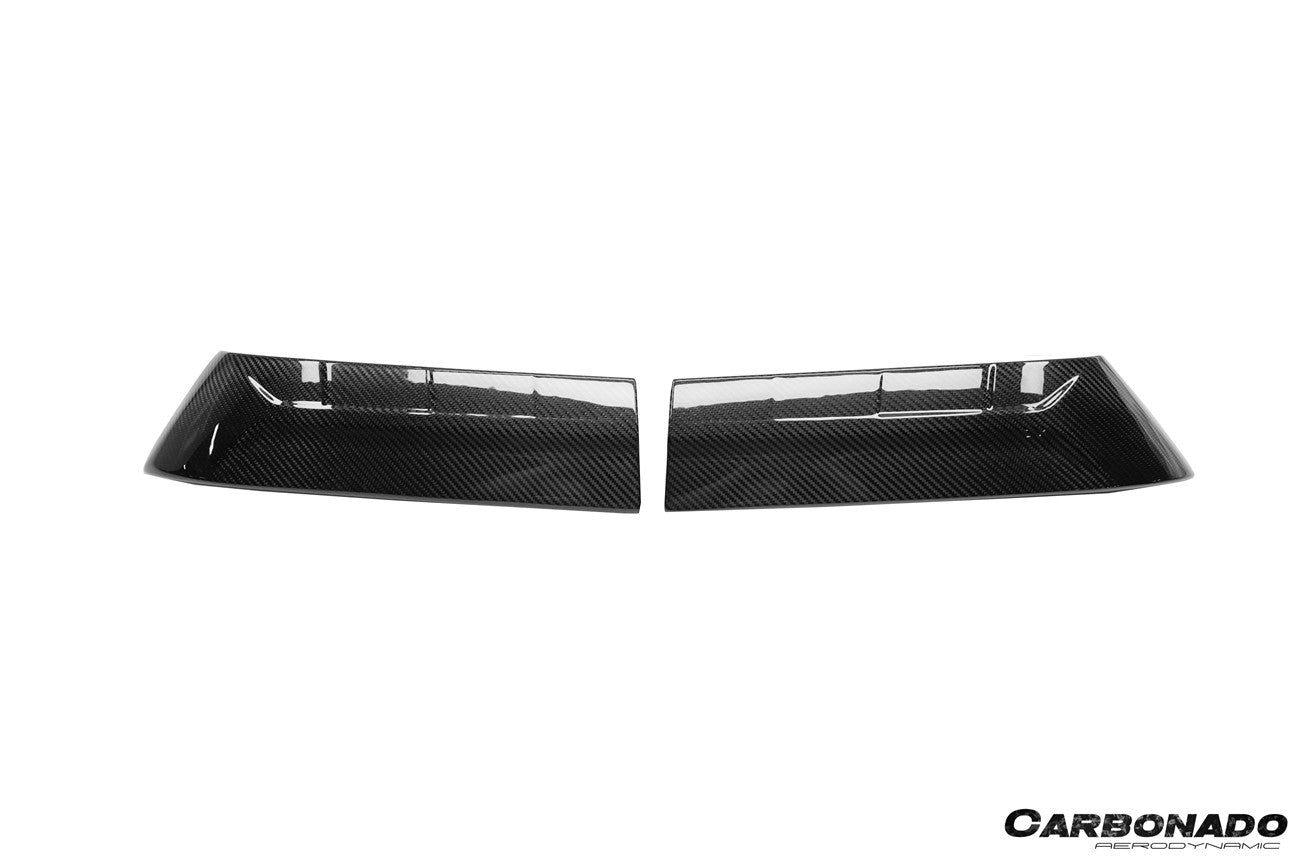 Labio difusor trasero de fibra de carbono seco estilo AD para BMW X6M F96 2020-2025 Carbonado