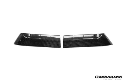 Labio difusor trasero de fibra de carbono seco estilo AD para BMW X6M F96 2020-2025 Carbonado