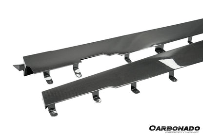 Carbonado 2020-2025 BMW X6M F96   G06 X6  AD Style Dry Carbon Fiber Side Skirts